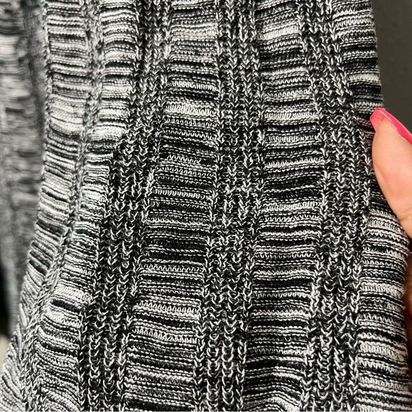 Eileen‎ Fisher Women Silk Linen Cardigan Sweater Large Black White Open Front - Picture 7 of 7